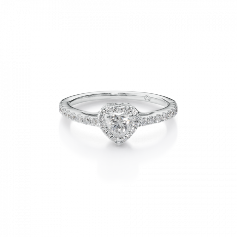 Promise Ring Heart Halo