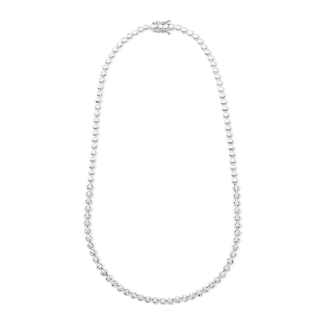 Ananta Signature Round Shape Diamond Necklace