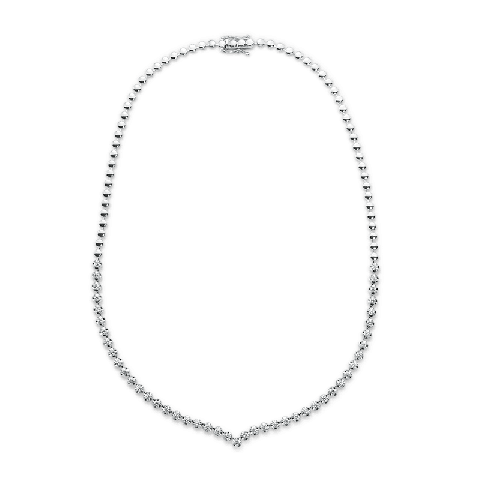 Ananta Signature V Shape Diamond Necklace