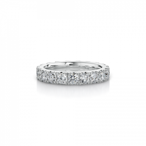 CLASSIC FOUR PRONG ETERNITY BAND