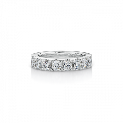CLASSIC FOUR PRONG HALF ETERNITY BAND